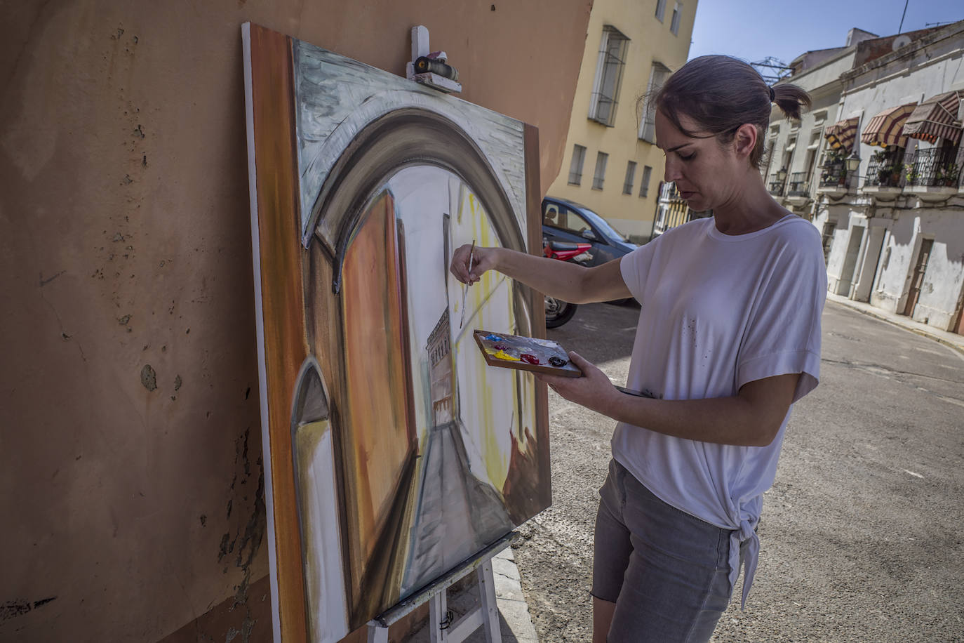 Fotos: El Badajoz más monumental se hace cuadro