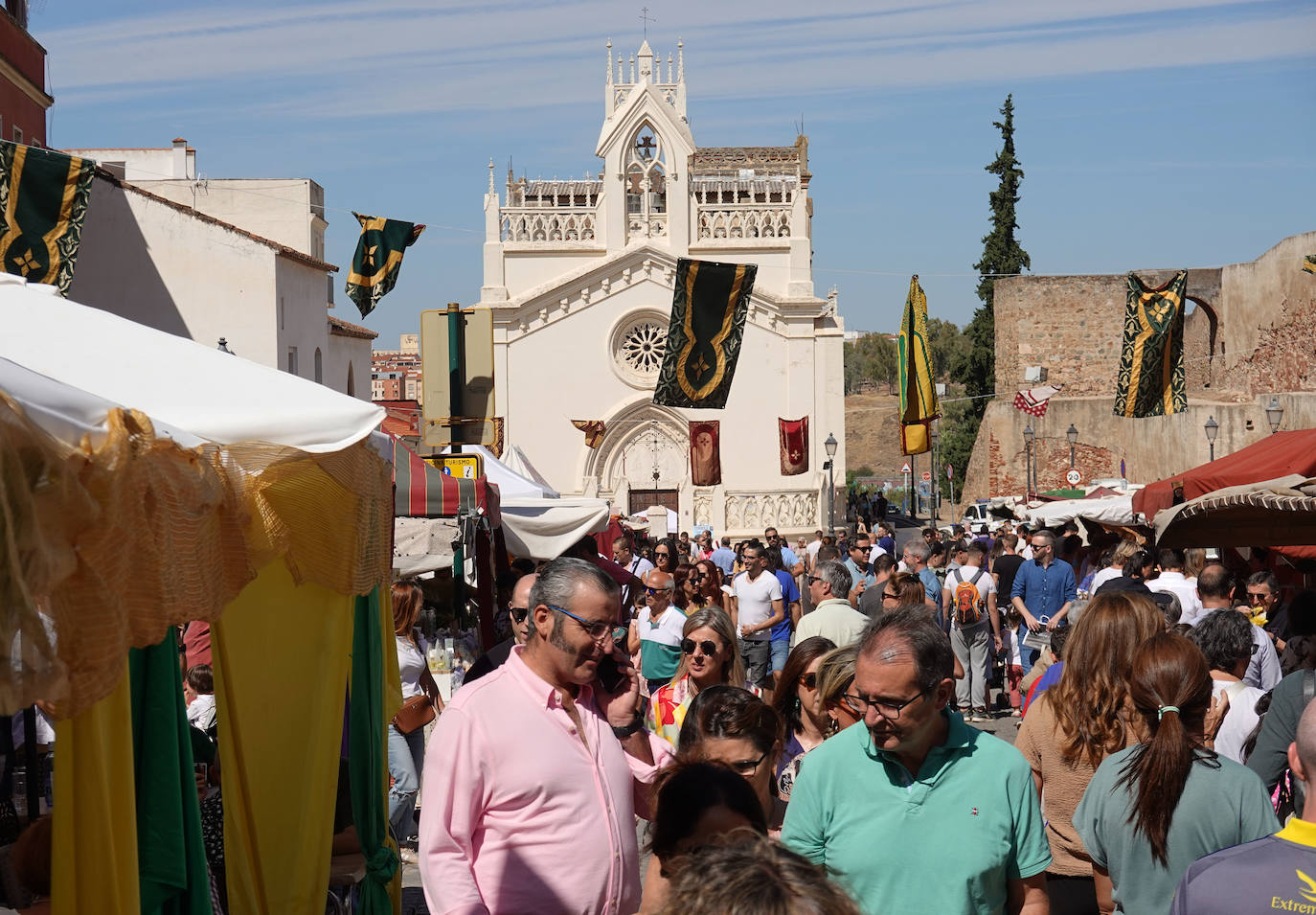 Ambiente en la plaza de San José.