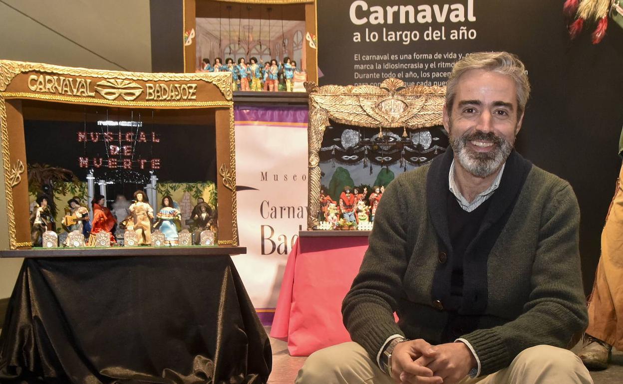 Francisco Javier Gutiérrez, concejal del PP, en el Museo del Carnaval. 