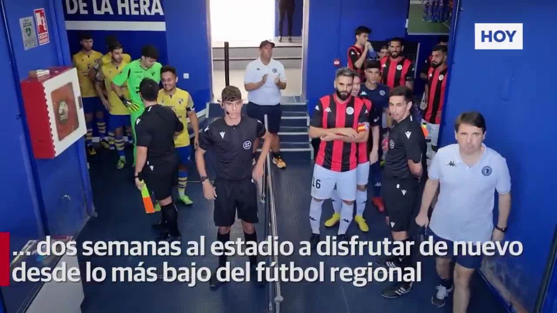 Un estreno espectacular del CD Extremadura