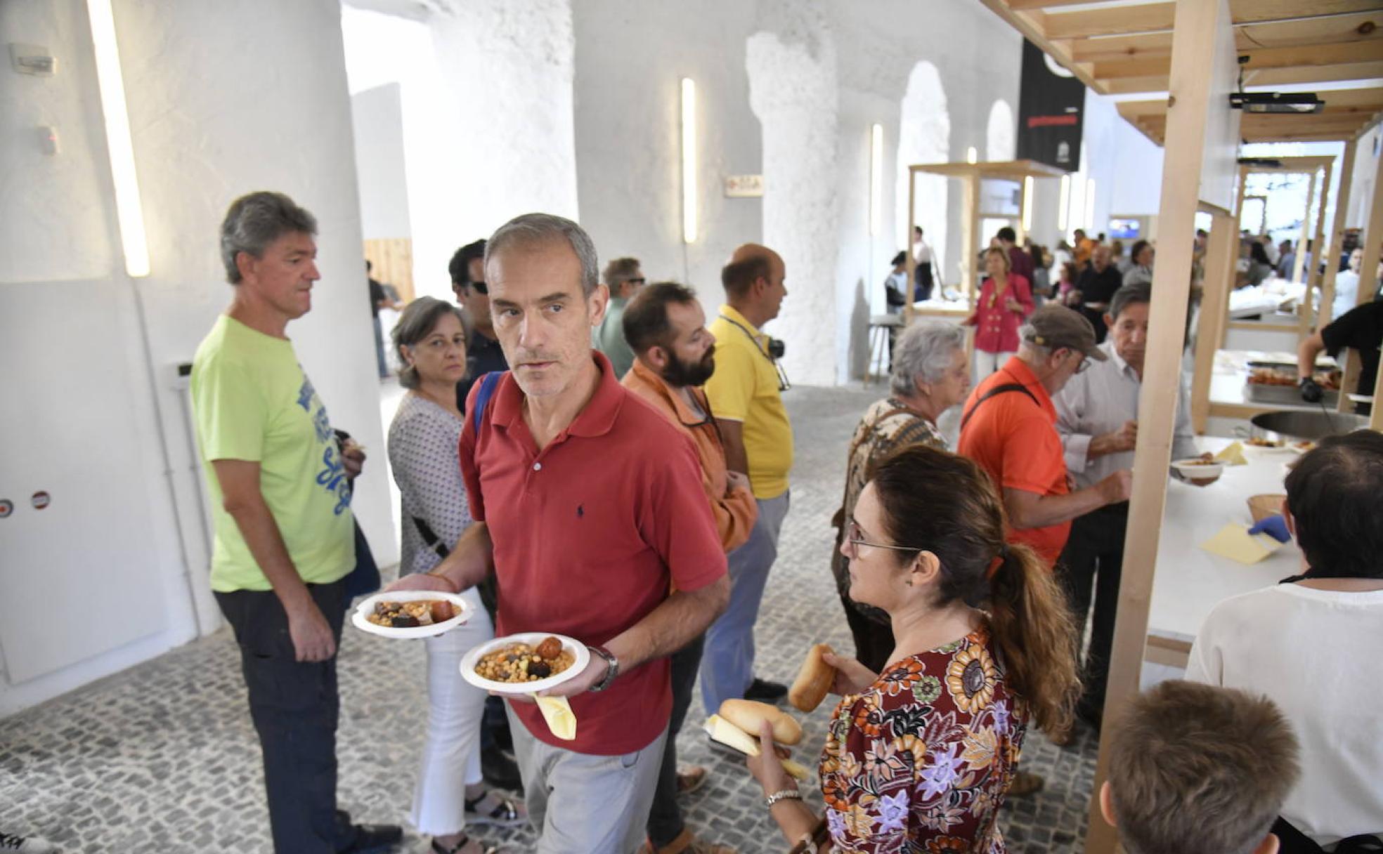 Degustación de garbanzos el pasado sábado 