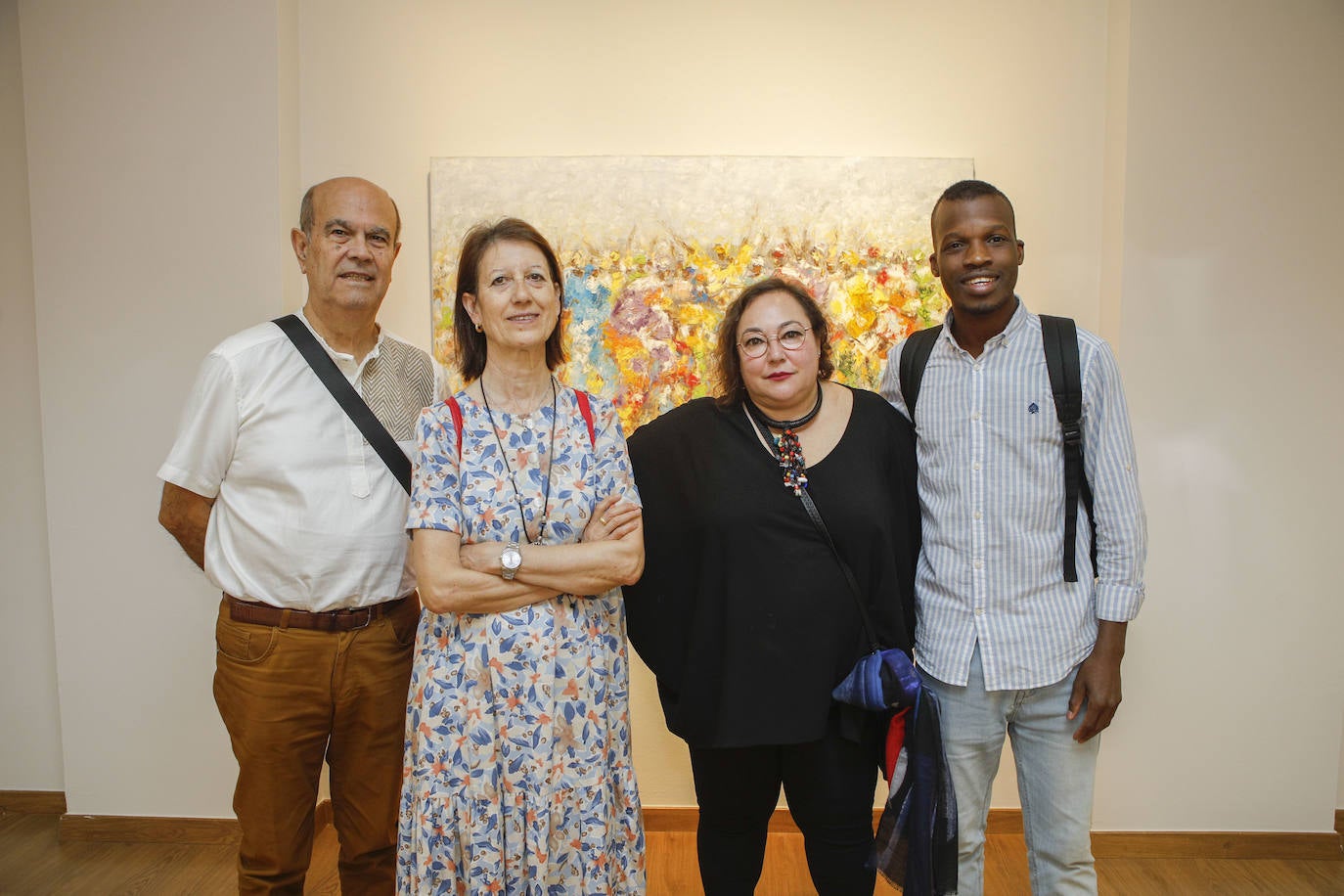 Inauguración de la exposición de Ibou Diagne.