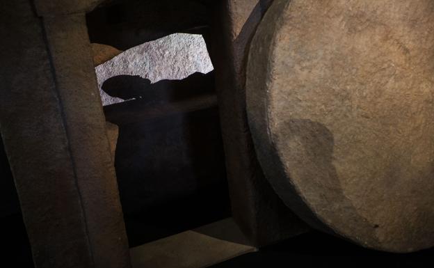 Recreación del sepulcro donde fue enterrado Jesús de Nazaret.