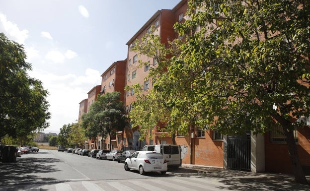 Calle Río Ródano, en Aldea Moret. 