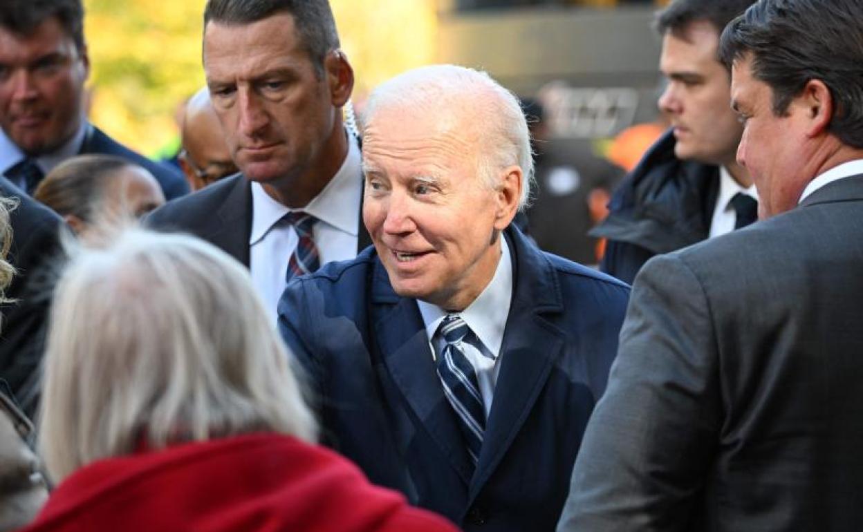 El presidente de EE UU, Joe Biden, este jueves en Pensilvania. 