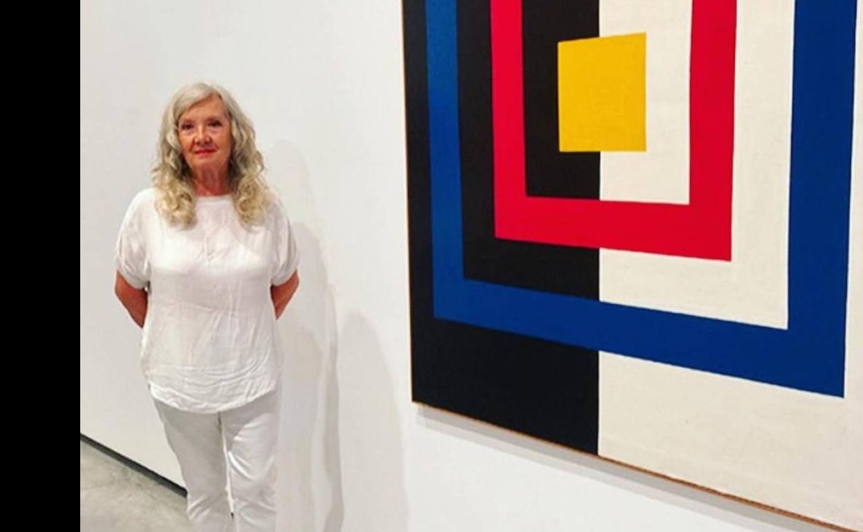 Inés Medina, única artista cacereña con obra en el Museo Helga de Alvear. 