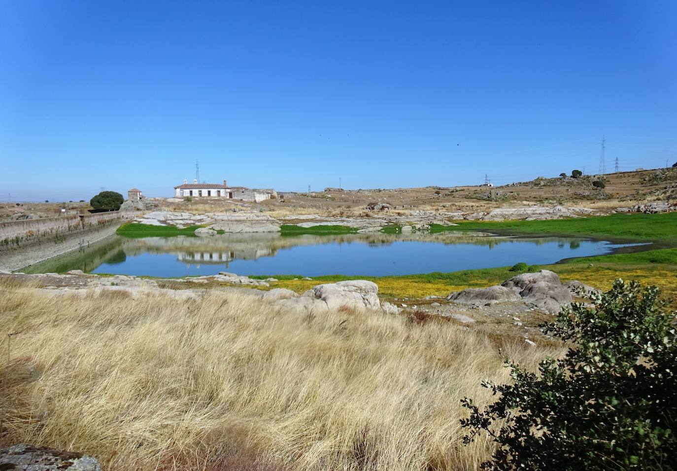 Embalse de la Albuera, ya cerca de Trujillo.