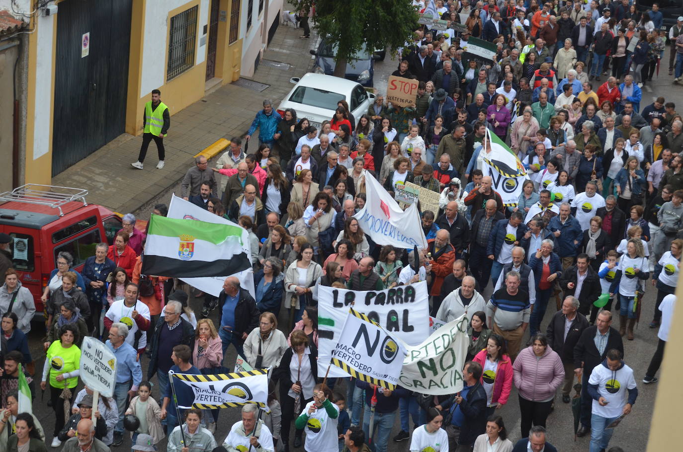 Fotos: Salvatierra grita contra el macrovertedero