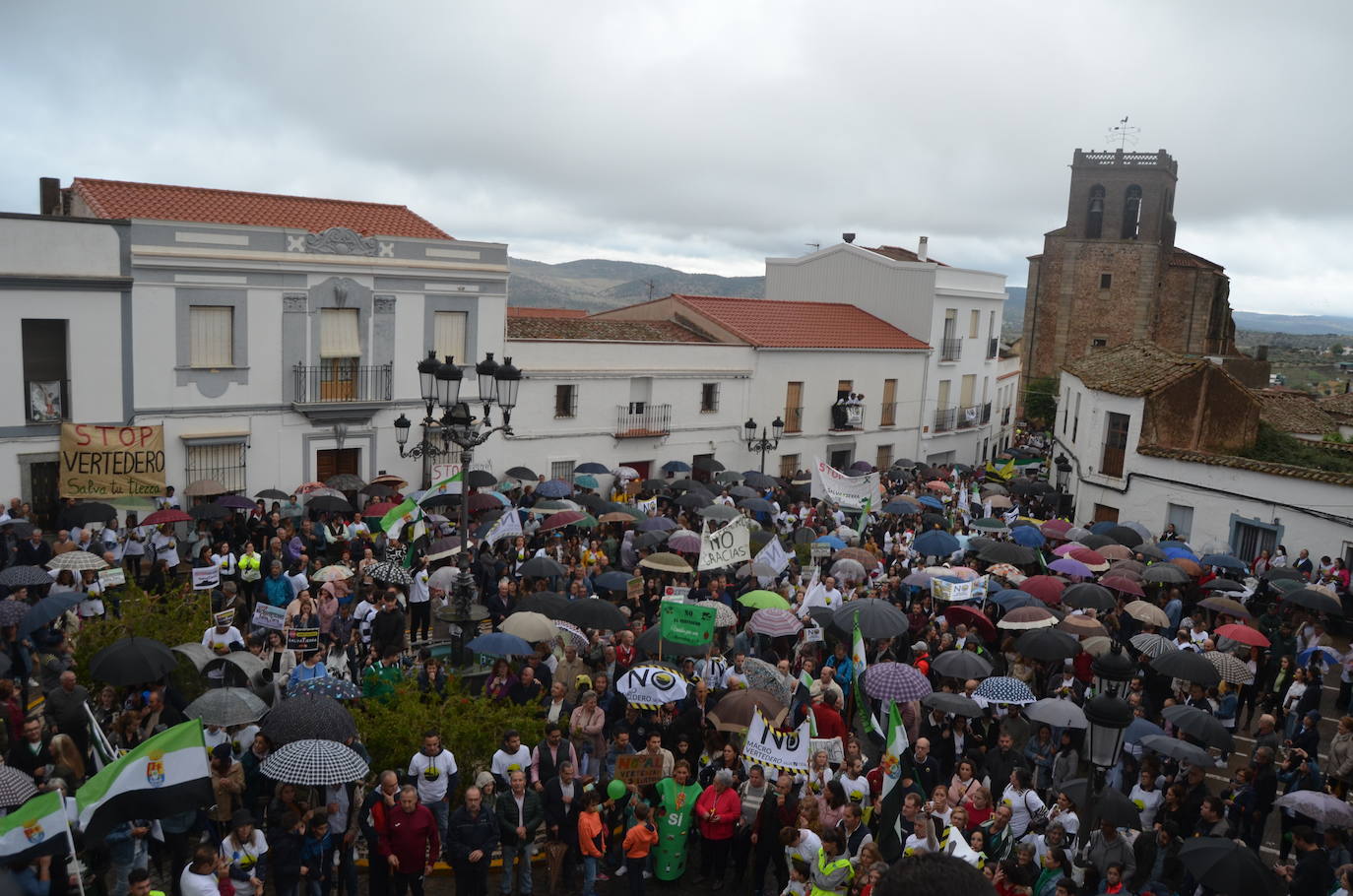 Fotos: Salvatierra grita contra el macrovertedero