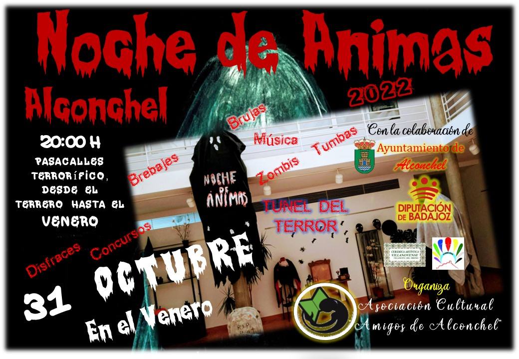 Cartel de 'Noche de Ánimas' 2022. 