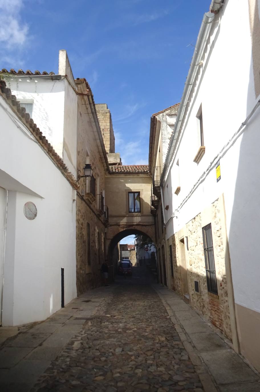 Calle de la Obra Pía de Roco, vista desde donde estaba la Plazuela del Aire.