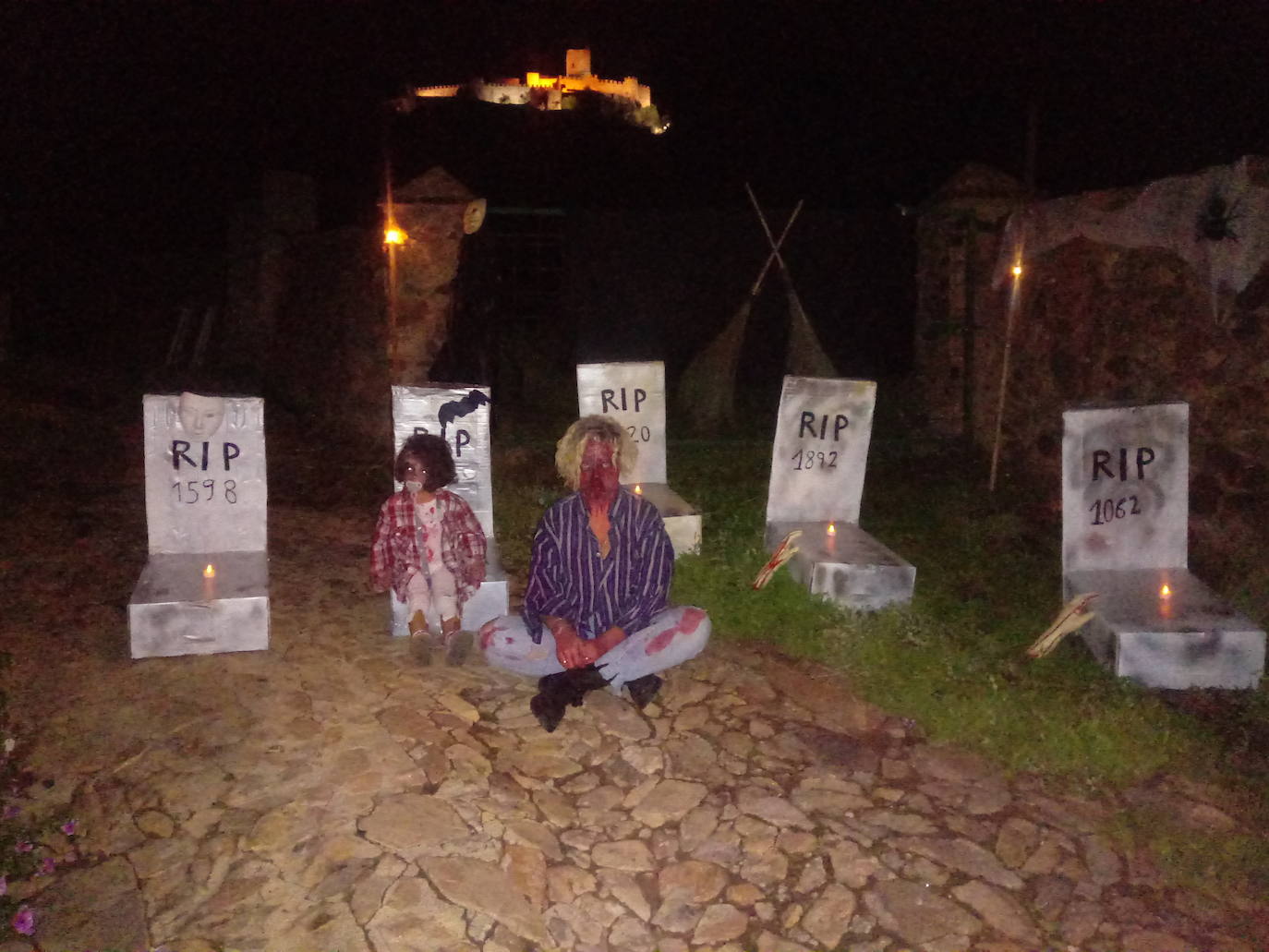 La calle Venero y su entorno acogieron las activiadades de 'Noche de Ánimas' 2022. 