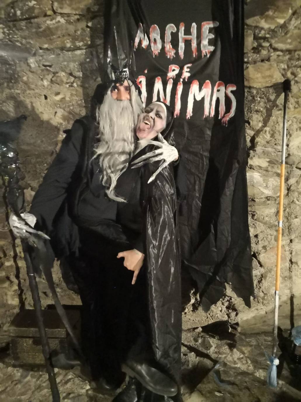 La calle Venero y su entorno acogieron las activiadades de 'Noche de Ánimas' 2022. 