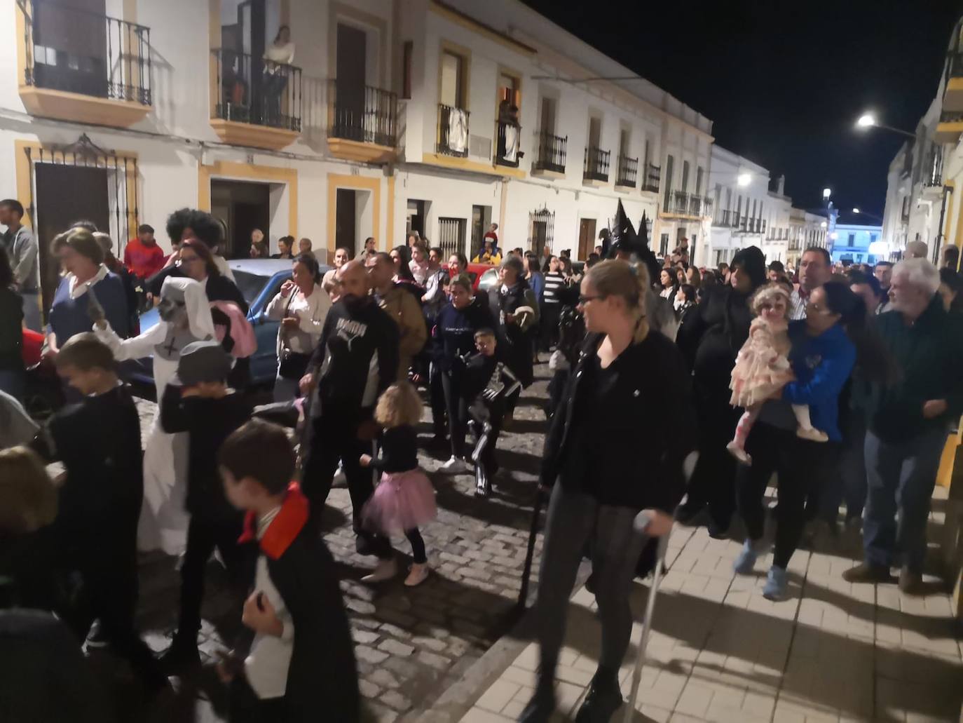 La calle Venero y su entorno acogieron las activiadades de 'Noche de Ánimas' 2022. 