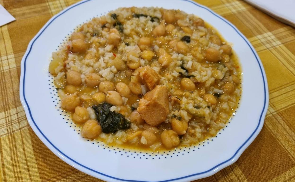 Una comida sabrosísima.