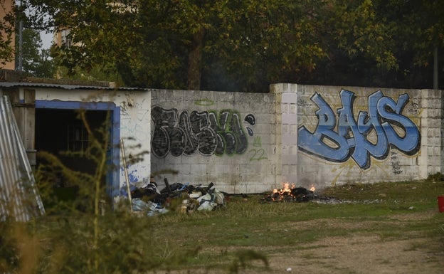 Una hoguera encendida dentro del José Pache. 