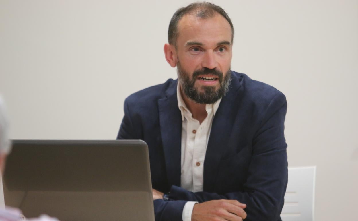 El arqueólogo Javier Heras.