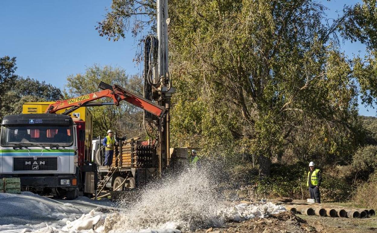 Los sondeos han dado resultado positivo en el primer punto de perforación. 