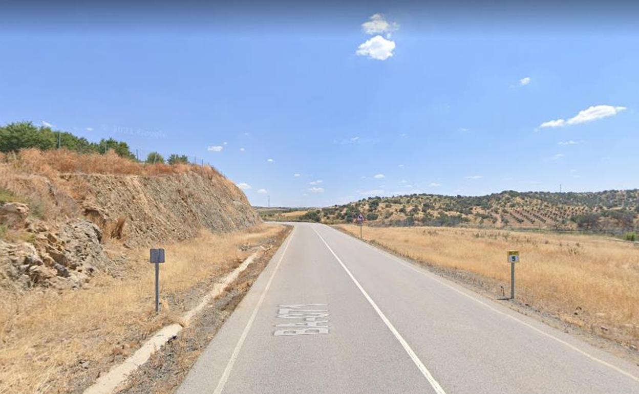 Ba-071, entre Feria y Fuente del Maestre.