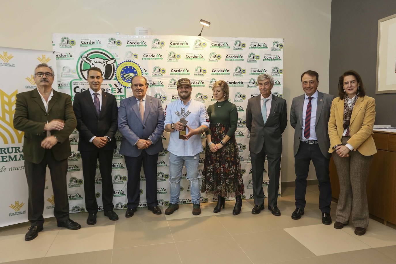 Antonio Falcón con el primer premio