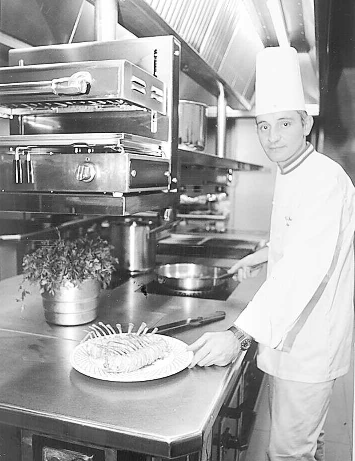 El chef Toño Pérez en 1995.