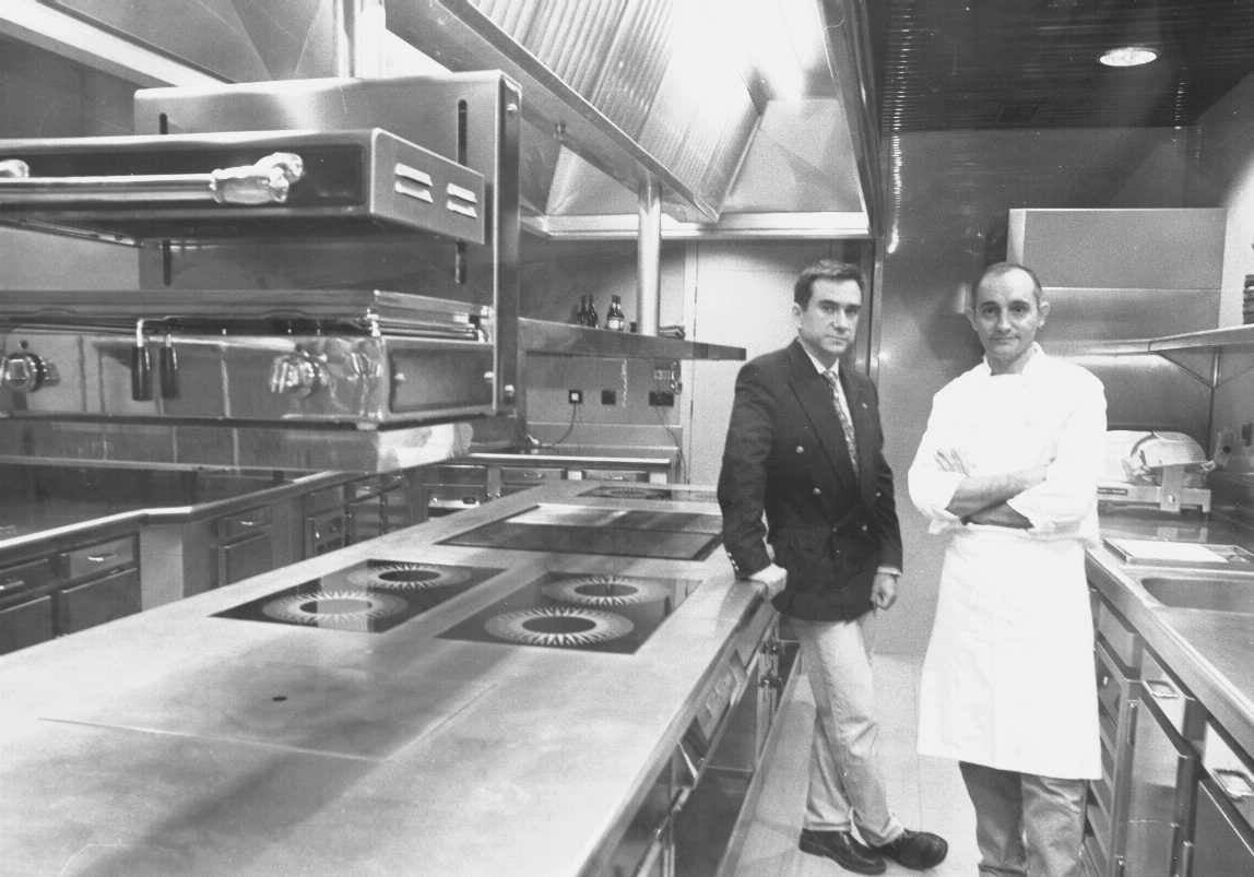 José Polo y Toño Pérez en 1995.