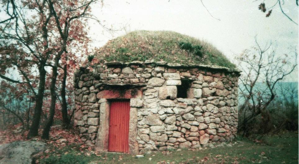 Chozo en el Val de Xálima, en la Sierra de Gata. En uno similar aparecieron los dos cadáveres.