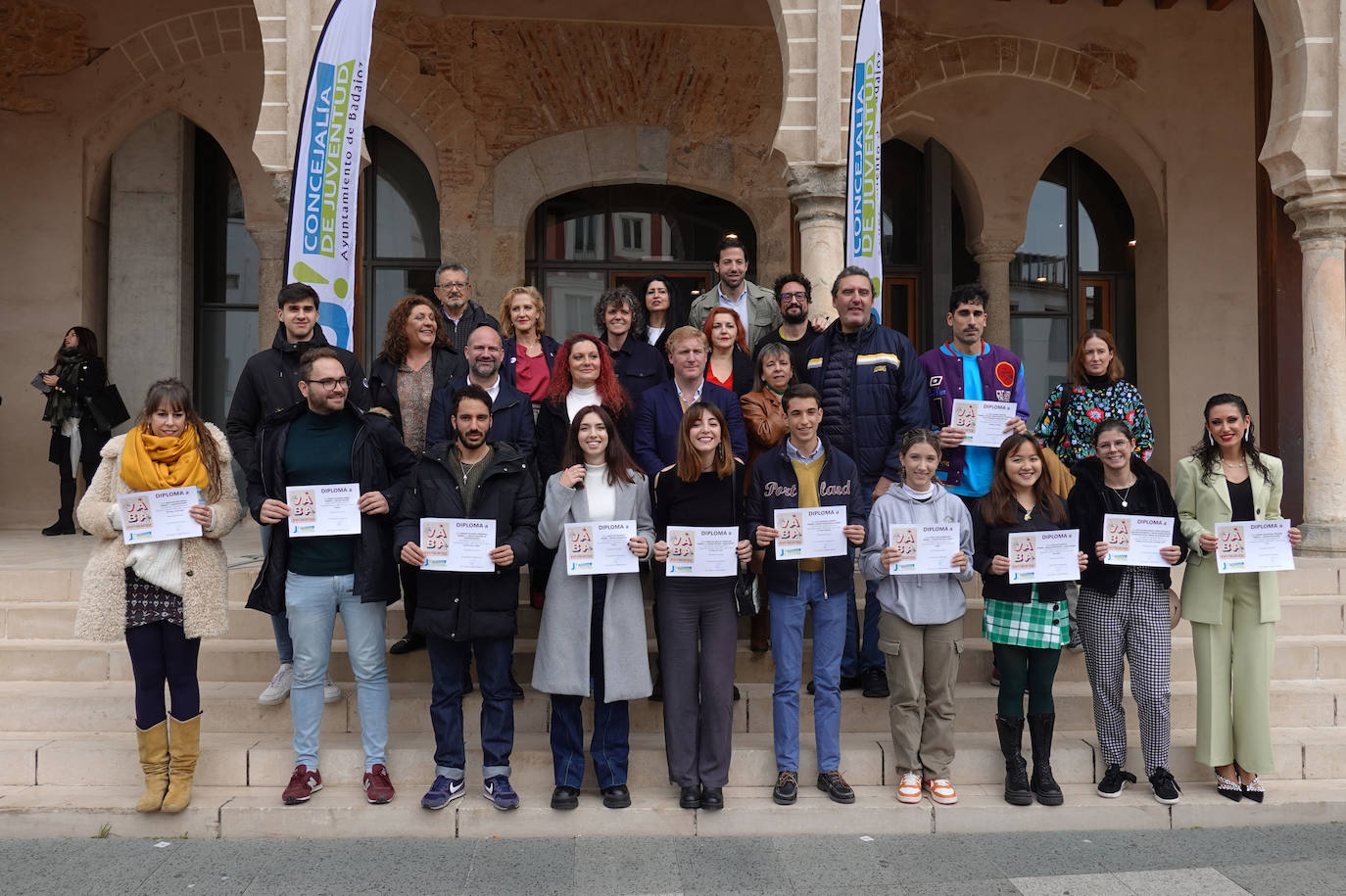 Galardonados con los premios JABA. 