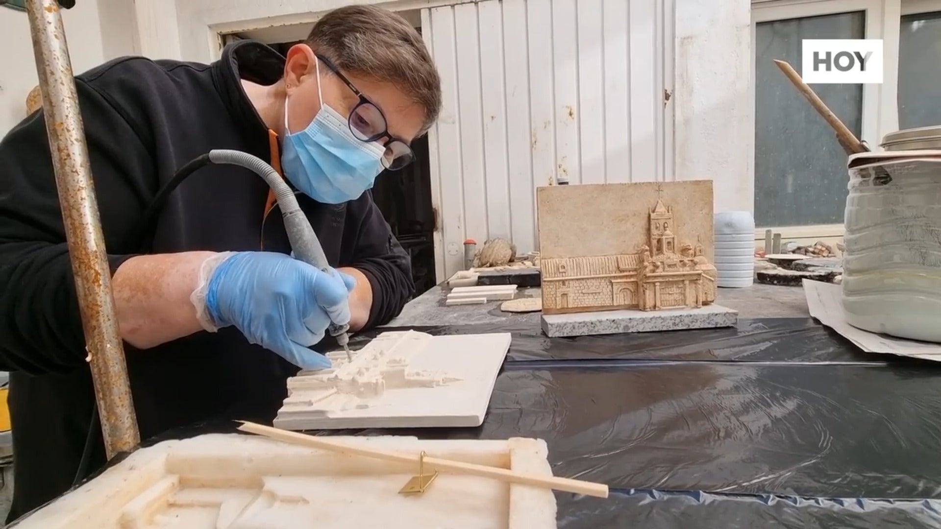 Un mosaico de origen emeritense para el Papa Francisco