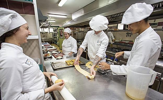 Una de las clases prácticas que se impartieron el jueves.