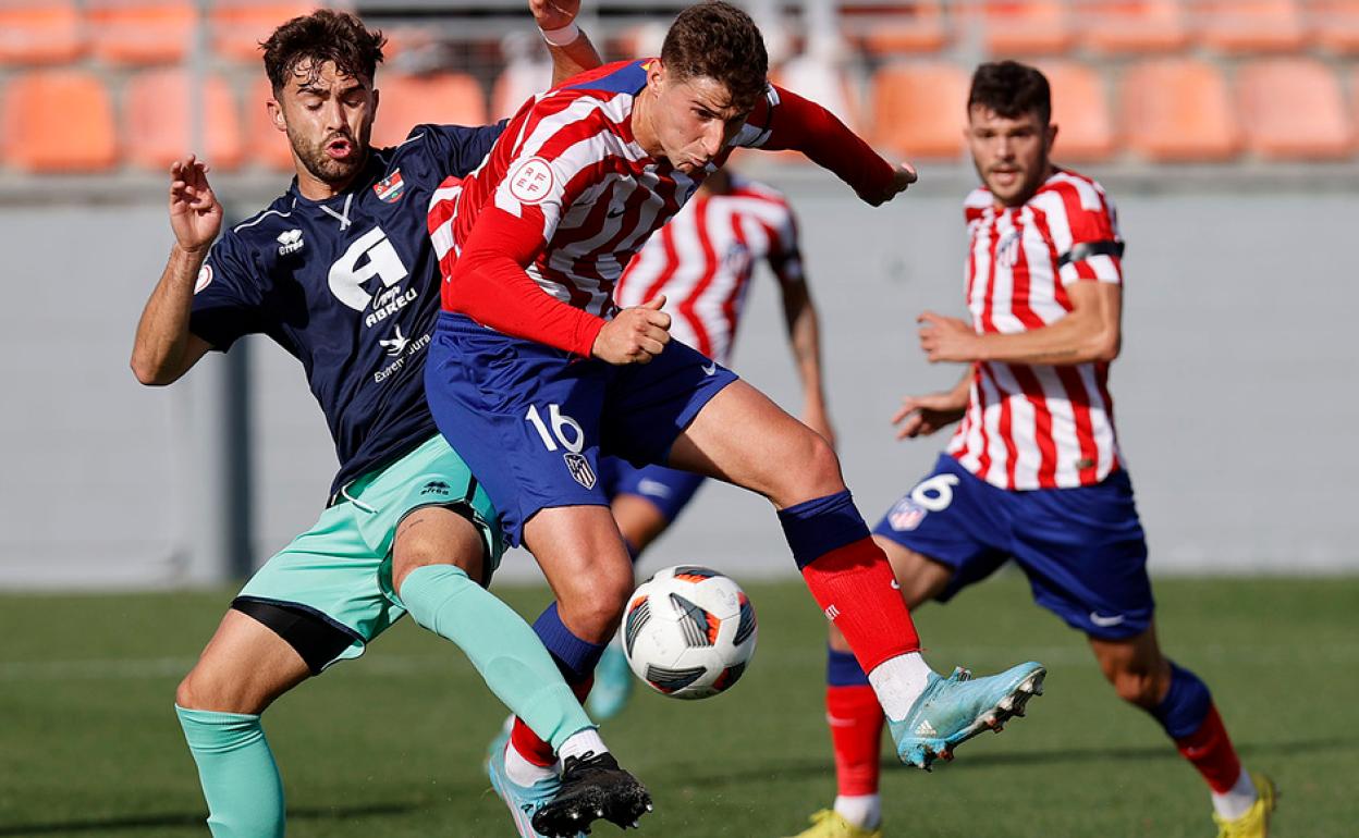 EL Diocesano no pudo puntuar contra el filial del Atlético.