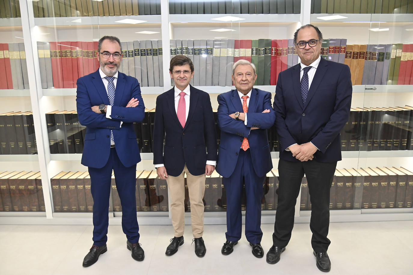 Francisco Álvarez, Rogelio Vázquez, Manuel Vázquez y Pablo Llamas.