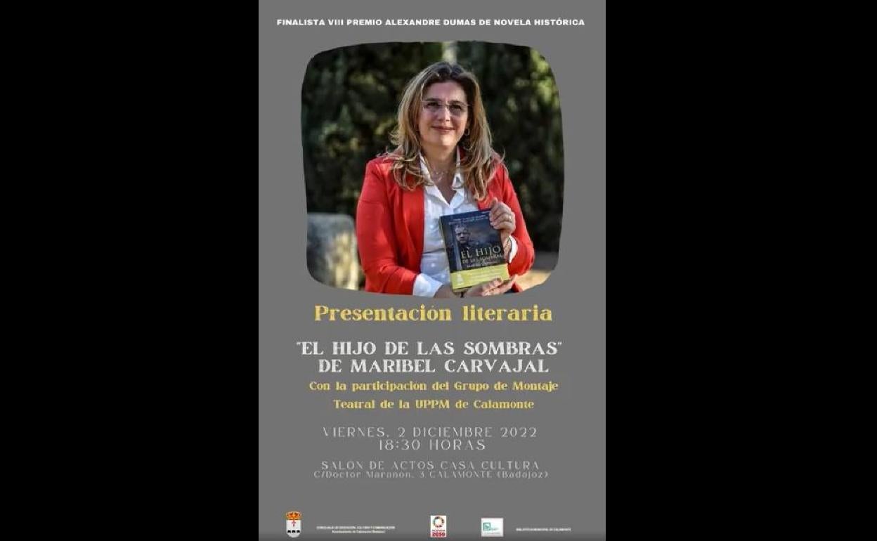 La biblioteca acoge la presentación de 'El hijo de las sombras', de Maribel Carvajal