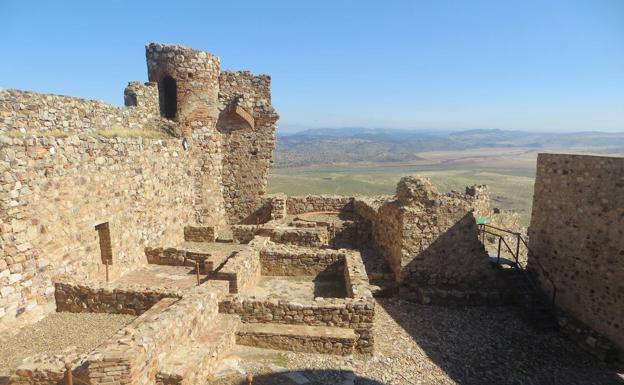 Interior de la fortificación.