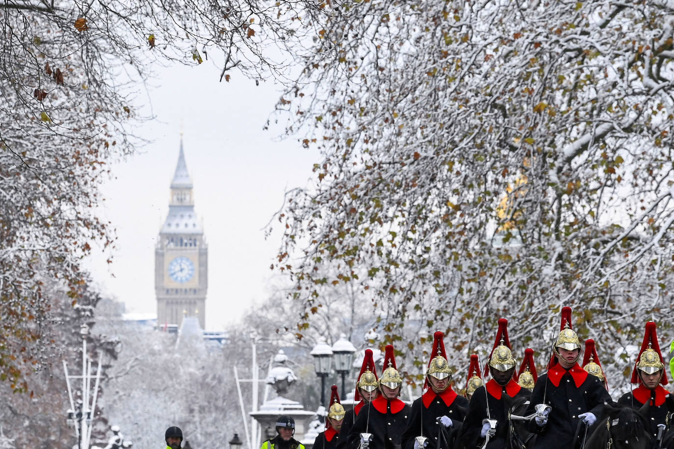 Fotos: Espectacular nevada en Londres