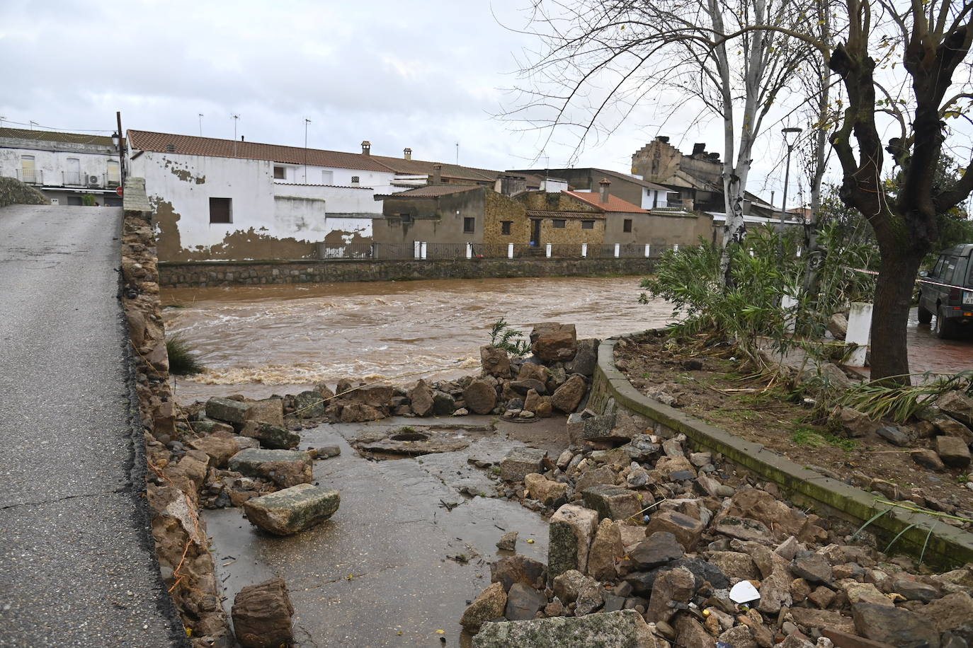 Fotos: Así ha quedado La Roca de la Sierra tras las inundaciones