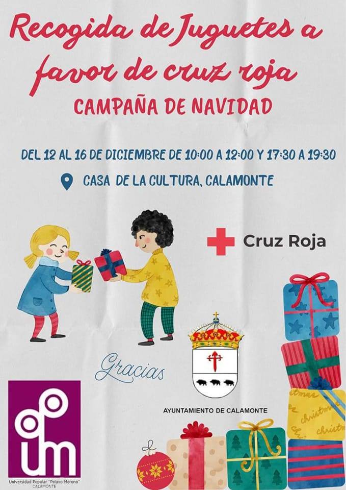 Recogida de juguetes en la Casa de Cultura