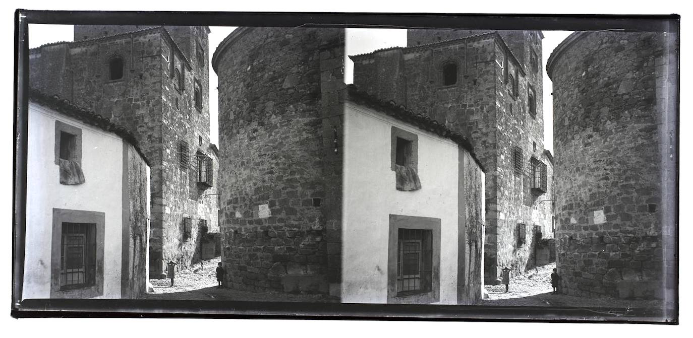 Casa Fuerte de Los Escobar en 1928.