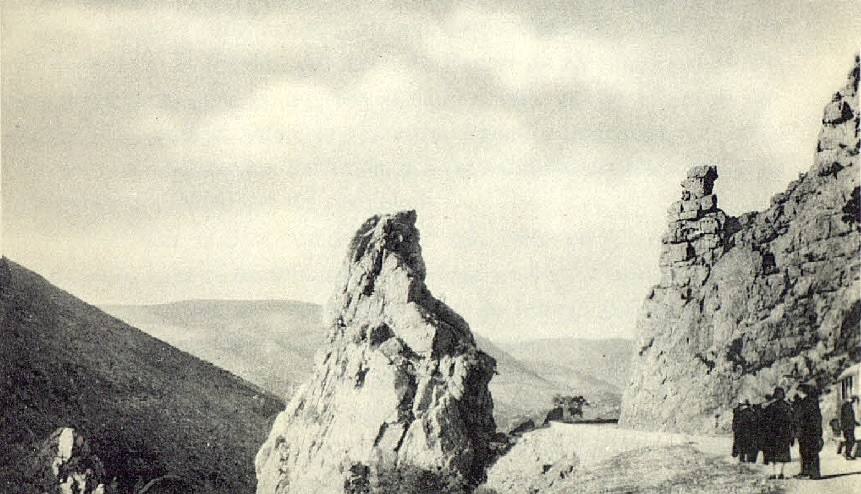 Imagen del Paso de las Corchuelas publicada en el boletín de la Sociedad Española de Excursiones de junio de 1928. 