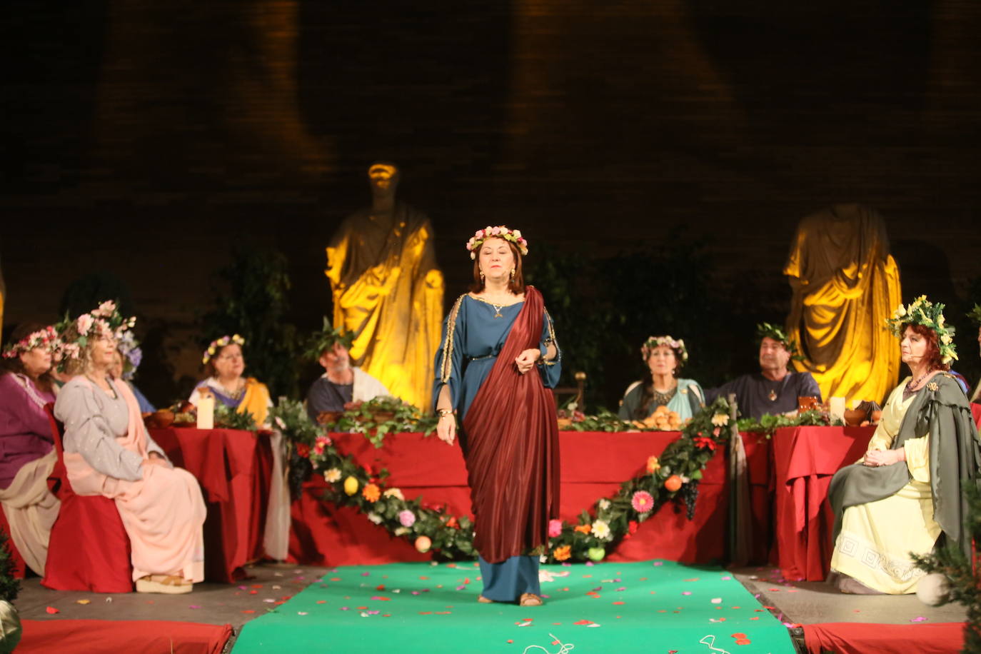 Fotos: El Museo Nacional de Arte Romano recrea los festejos de Saturnalia