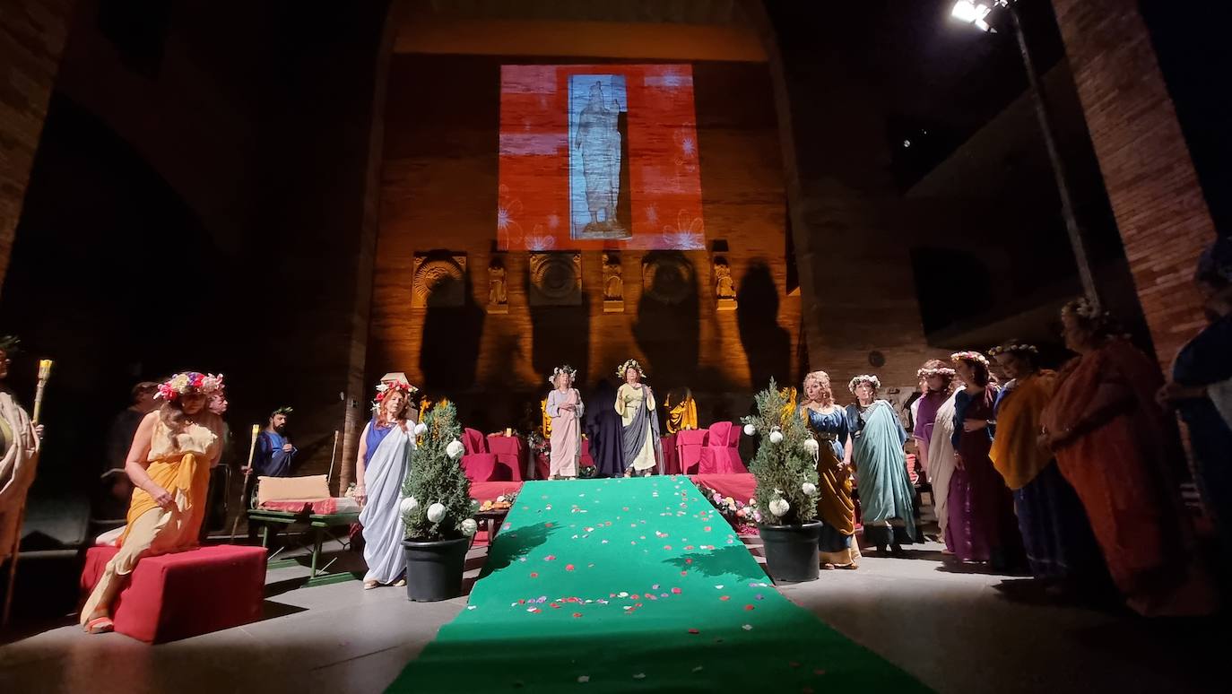 Fotos: El Museo Nacional de Arte Romano recrea los festejos de Saturnalia