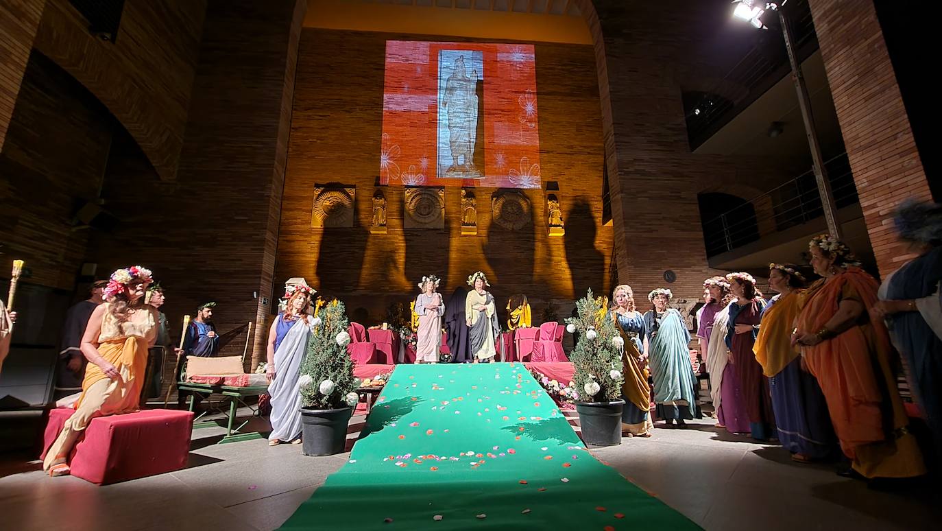 Fotos: El Museo Nacional de Arte Romano recrea los festejos de Saturnalia