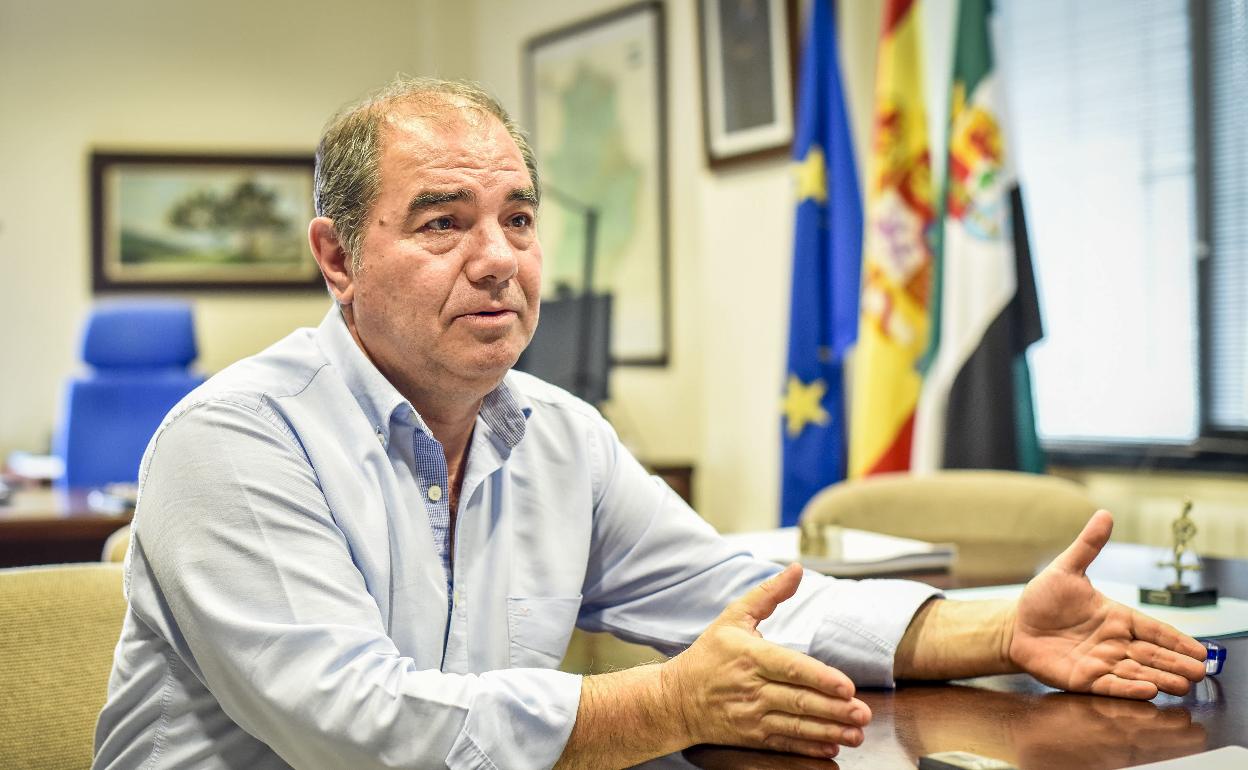 El delegado territorial de Aemet, Marcelino Núñez, en una foto de archivo
