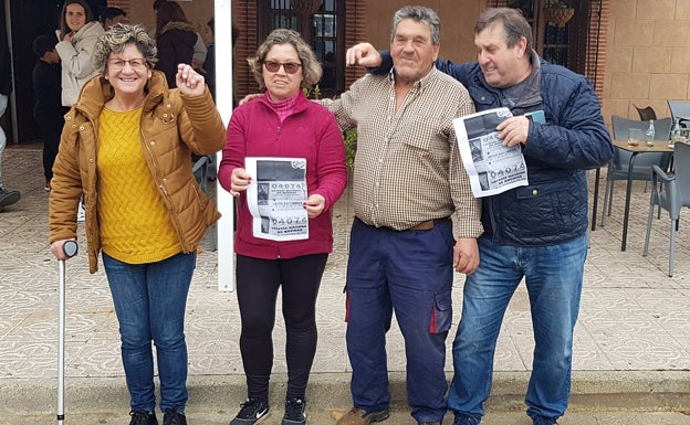 Los cuatro hermanos: Azucena, Cristina, José Pedro y Jesús. 