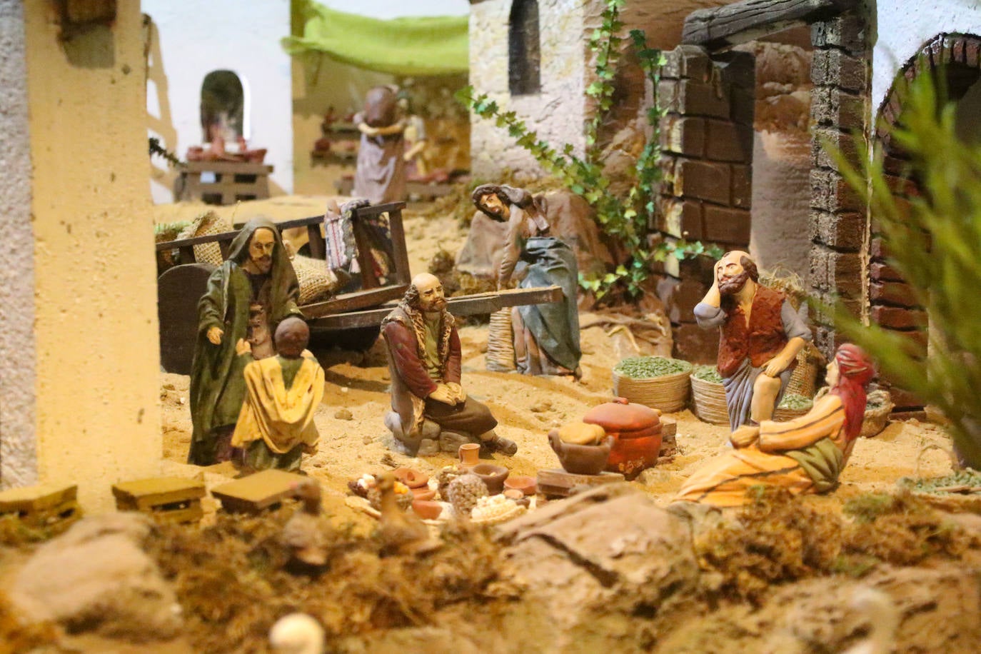 Belén artístico monumental San Ángela de la Curz en Jerez de los Caballeros.