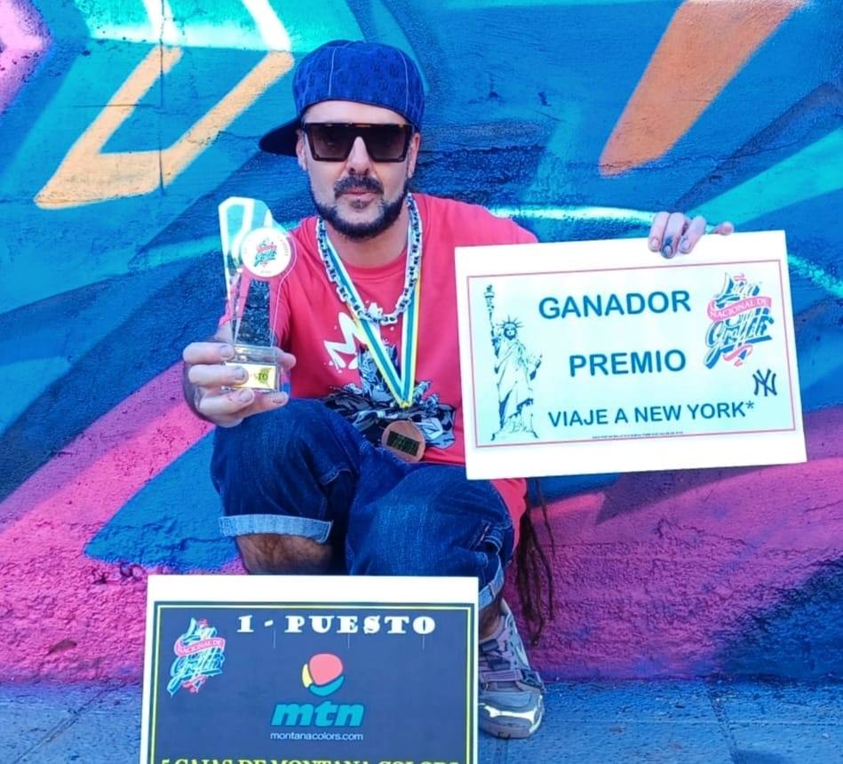 El grafitero Rudiart ha ganado la liga nacional de esta disciplina