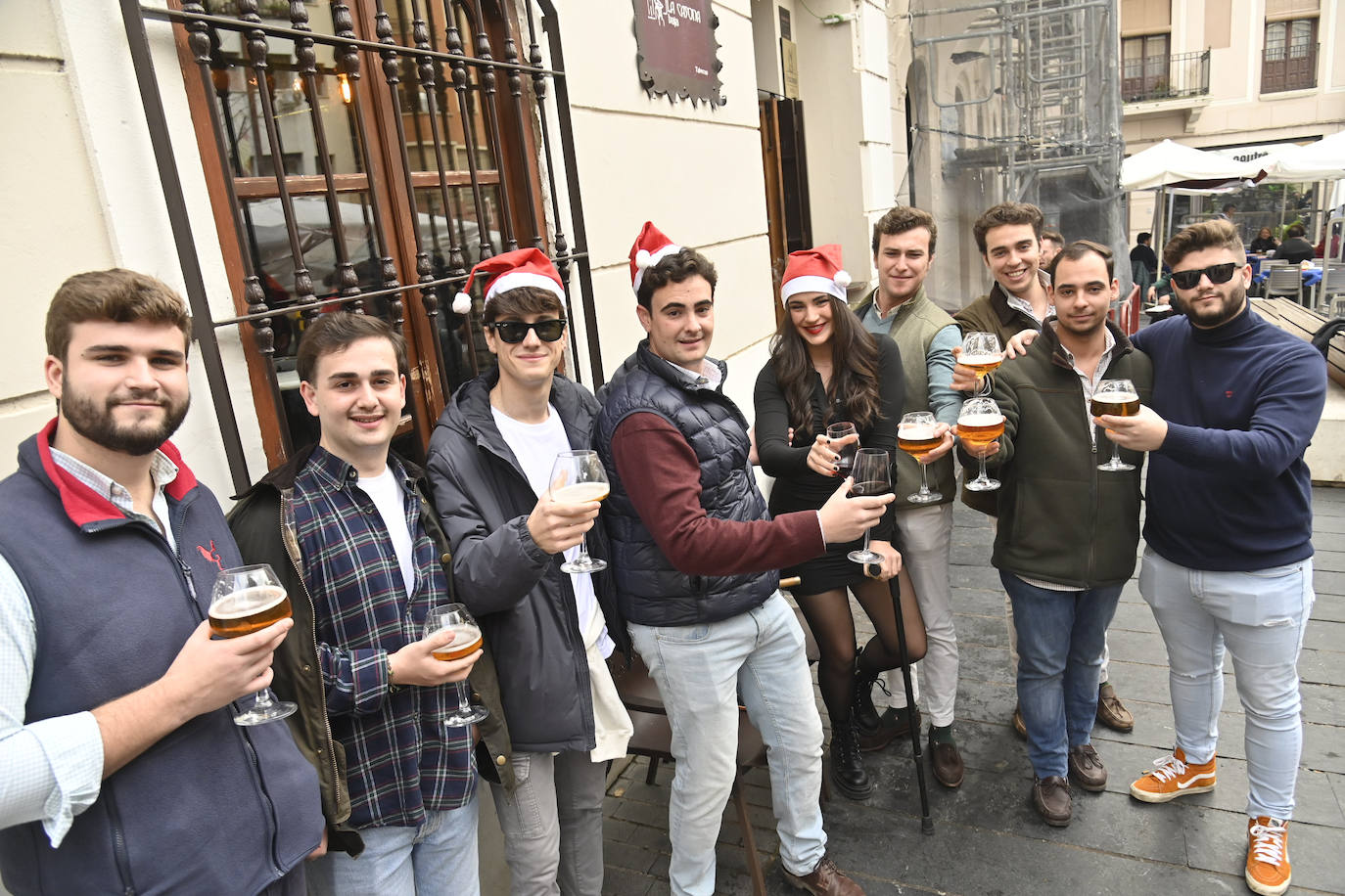 Fotos: Gran ambiente en el cañeo de Nochebuena en Badajoz