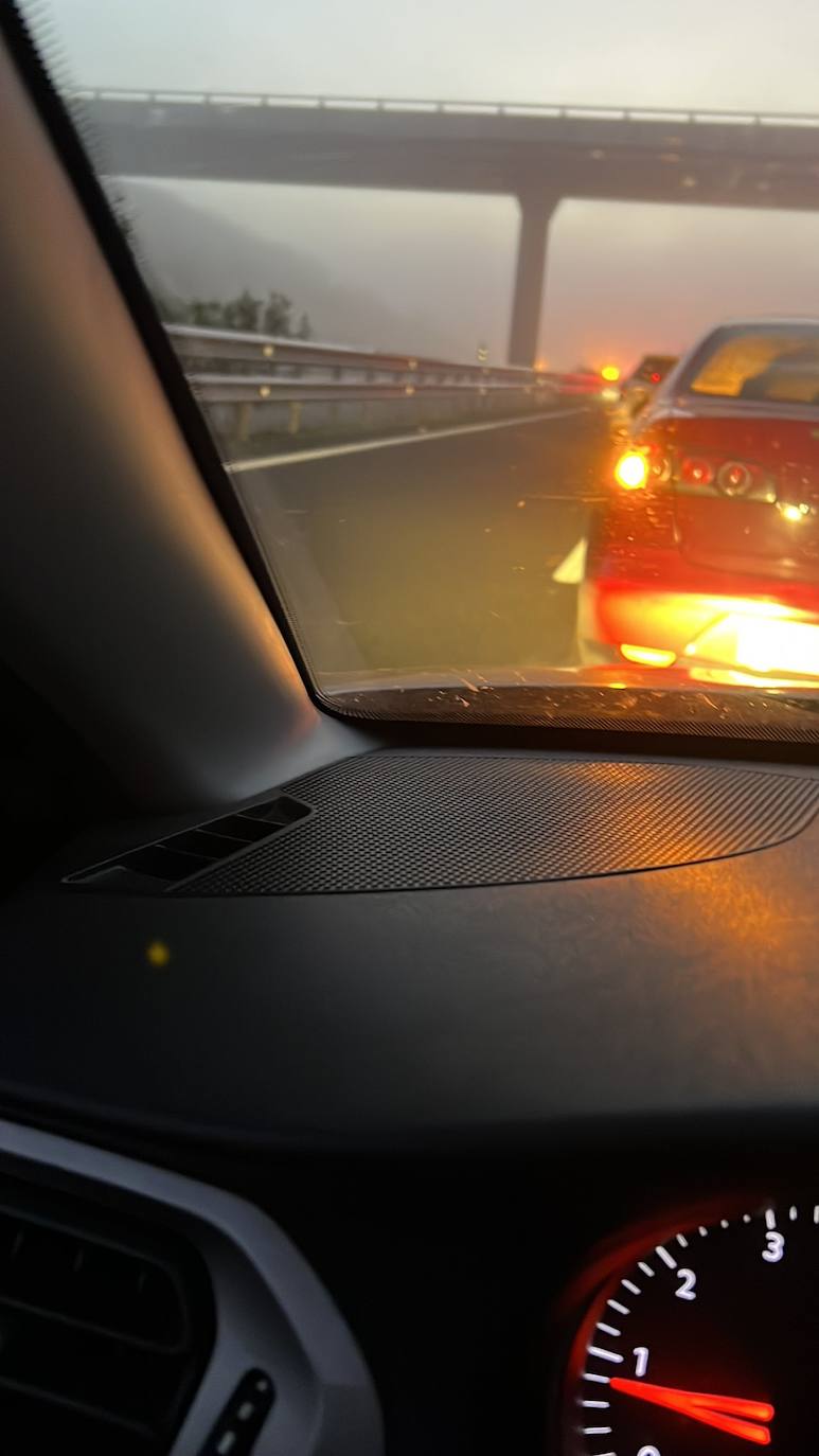 Fotos: Colisión múltiple en la EX-A1, cerca de Galisteo