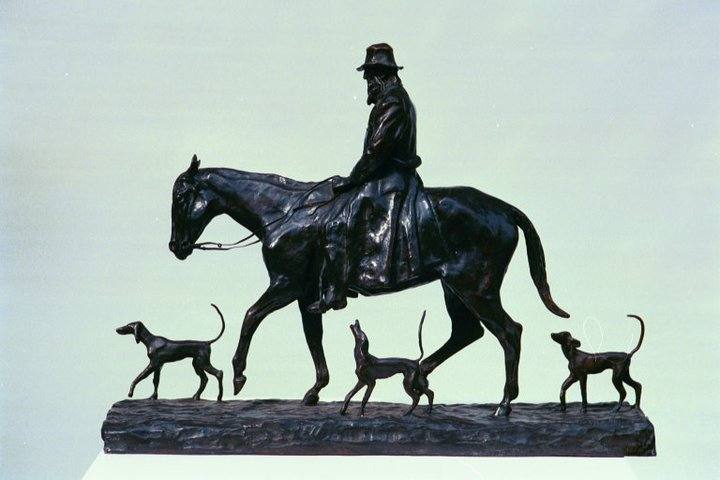 Una de sus obras relacionadas con caballos.