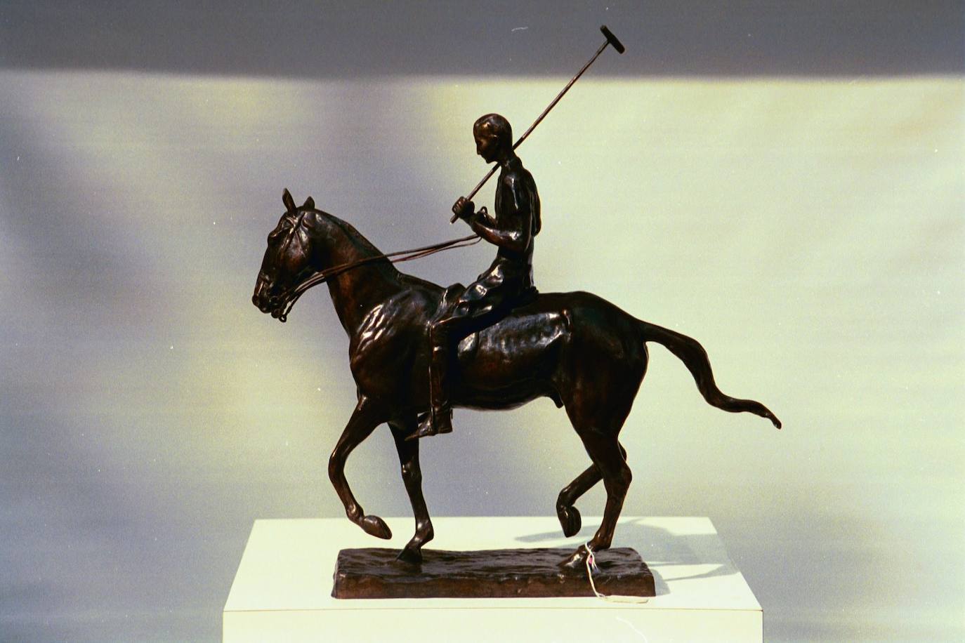 Una de sus obras relacionadas con caballos.